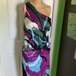 Suzi Chin by Maggy Boutique silky dress size 14